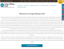 Tablet Screenshot of imageeditingindia.com